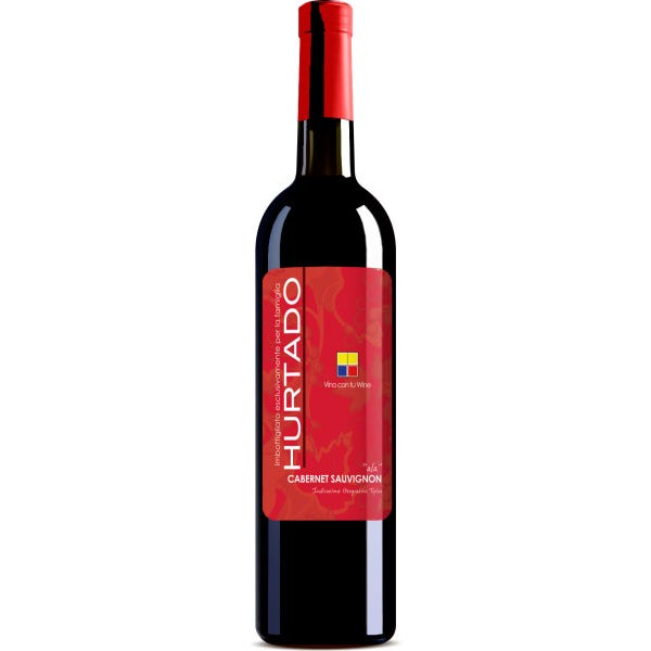 Hurtado Cabernet Custom Wine Label Sample
