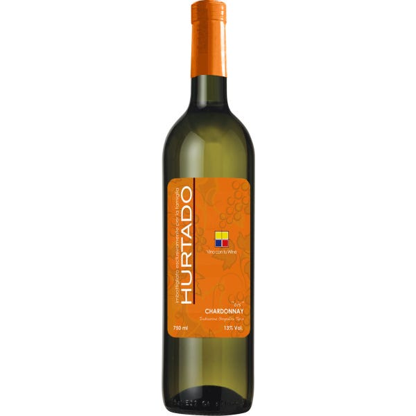Hurtado Chardonnay Custom Wine Label Sample