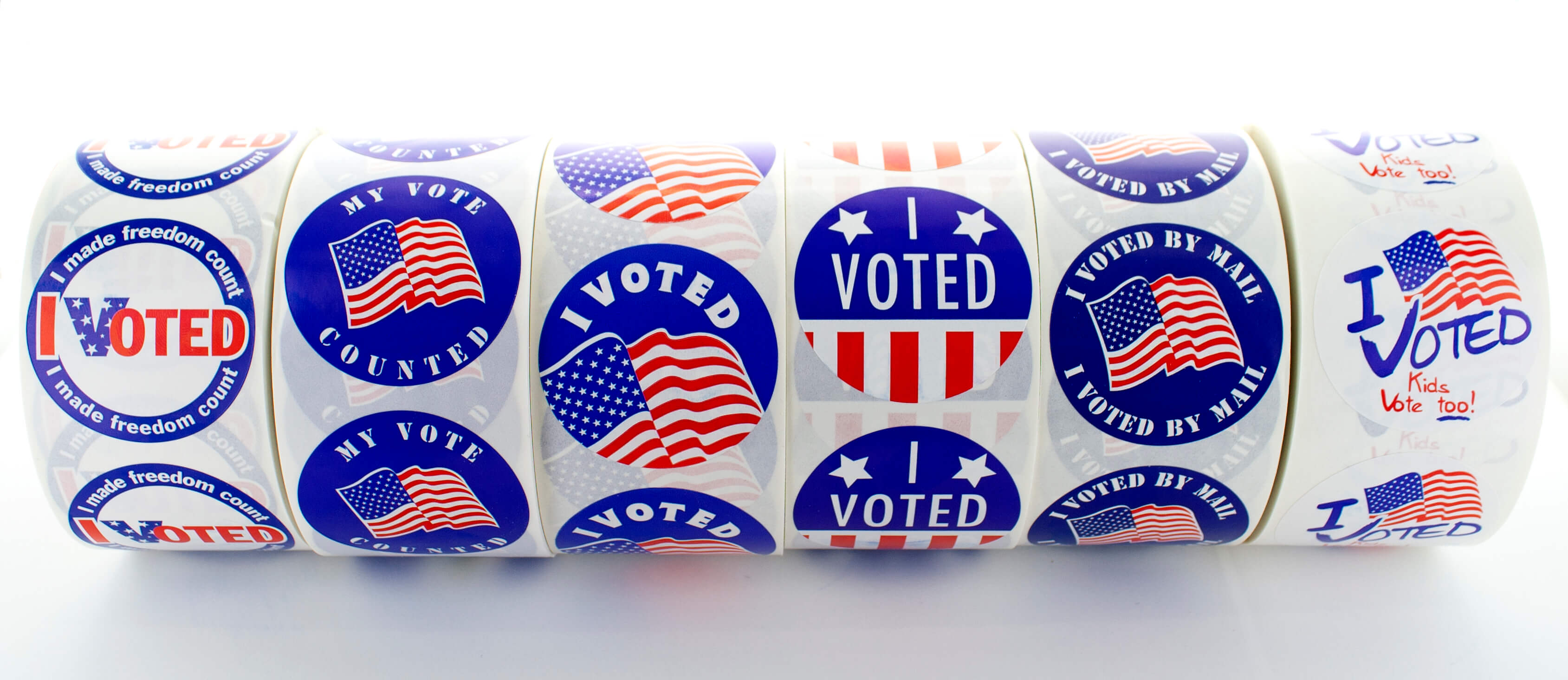 I Voted Stickers - various rolls